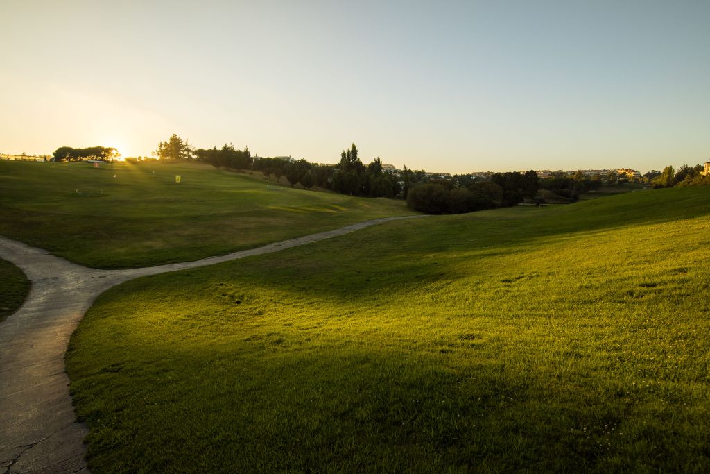 Campo de Golfe ao final do dia